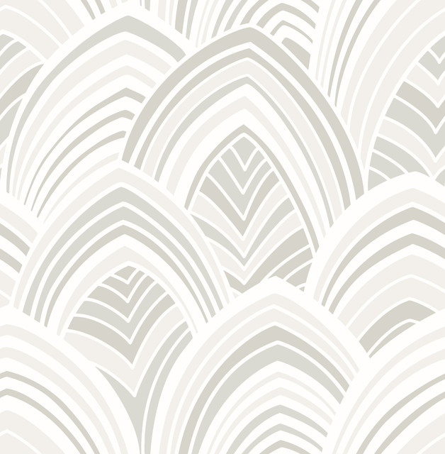 A-Street Prints Cabarita White Art Deco Flocked Leaves Wallpaper Pacifica Covers about 56.4 square feet Great Britain Unpasted 21-in repeat, straight match 20.5-in by 33-ft long roll - My Fabric Connection - A-Street Prints Cabarita White Art Deco Flocked Leaves Wallpaper Pacifica Covers about 56.4 square feet Great Britain Unpasted 21-in repeat, straight match 20.5-in by 33-ft long roll - My Fabric Connection -