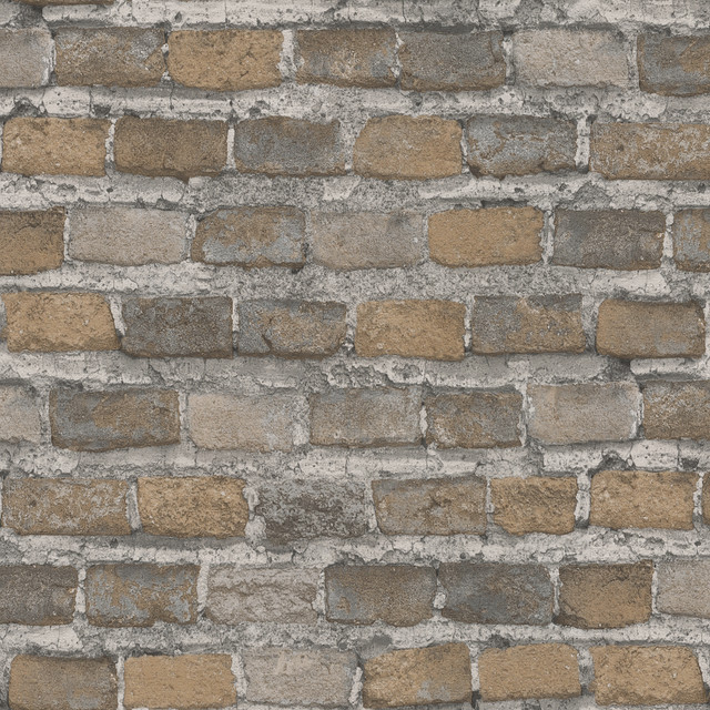 Advantage Lennox Neutral Brick Wallpaper Passport Covers about 57.5 square feet Germany Unpasted 12.6-in repeat, drop match 20.9-in by 33-ft long roll - My Fabric Connection - Advantage Lennox Neutral Brick Wallpaper Passport Covers about 57.5 square feet Germany Unpasted 12.6-in repeat, drop match 20.9-in by 33-ft long roll - My Fabric Connection -