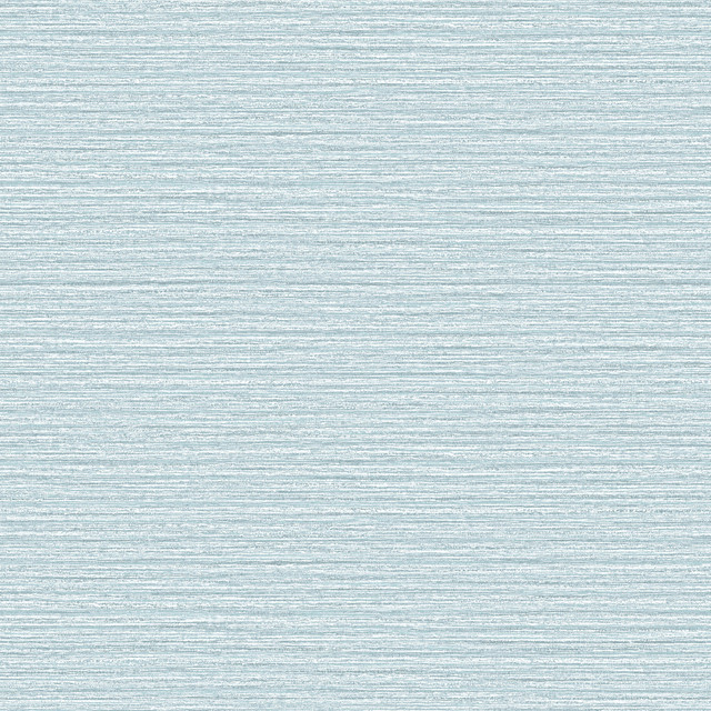 Advantage Hazen Light Blue Shimmer Stripe Wallpaper Perfect Plains Covers about 57.5 square feet China Unpasted 12.6-in repeat, drop match 20.9-in by 33-ft long roll - My Fabric Connection -