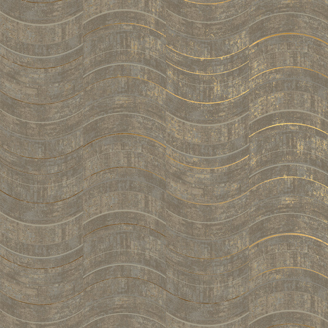 Brewster Hydra Light Grey Geometric Wallpaper Polished Covers about 57.8 square feet China Unpasted 25.2-in repeat, straight match 21-in by 33-ft long roll - My Fabric Connection - Brewster Hydra Light Grey Geometric Wallpaper Polished Covers about 57.8 square feet China Unpasted 25.2-in repeat, straight match 21-in by 33-ft long roll - My Fabric Connection -