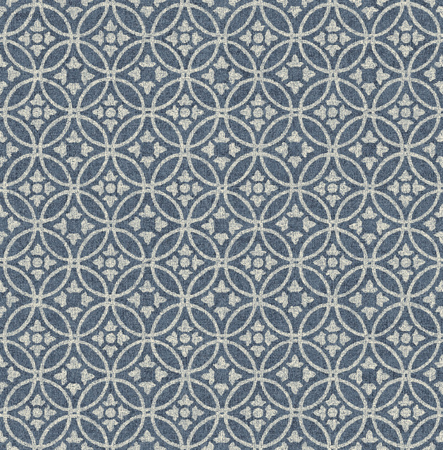 A-Street Prints Larsson Indigo Ogee Wallpaper Revival Covers about 56.4 square feet Great Britain Unpasted 20.9-in repeat, straight match 20.5-in by 33-ft long roll - My Fabric Connection - A-Street Prints Larsson Indigo Ogee Wallpaper Revival Covers about 56.4 square feet Great Britain Unpasted 20.9-in repeat, straight match 20.5-in by 33-ft long roll - My Fabric Connection -