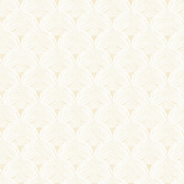 Chesapeake Santiago Yellow Scalloped Wallpaper Sanibel Covers about 56.4 square feet United States Prepasted 20.5-in repeat, straight match 20.5-in by 33-ft long roll - My Fabric Connection - Chesapeake Santiago Yellow Scalloped Wallpaper Sanibel Covers about 56.4 square feet United States Prepasted 20.5-in repeat, straight match 20.5-in by 33-ft long roll - My Fabric Connection -