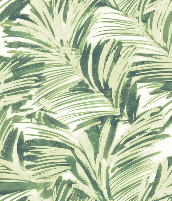 Chesapeake Chaparral Green Fronds Wallpaper Sanibel Covers about 56.4 square feet United States Prepasted 24-in repeat, drop match 20.5-in by 33-ft long roll - My Fabric Connection - Chesapeake Chaparral Green Fronds Wallpaper Sanibel Covers about 56.4 square feet United States Prepasted 24-in repeat, drop match 20.5-in by 33-ft long roll - My Fabric Connection -