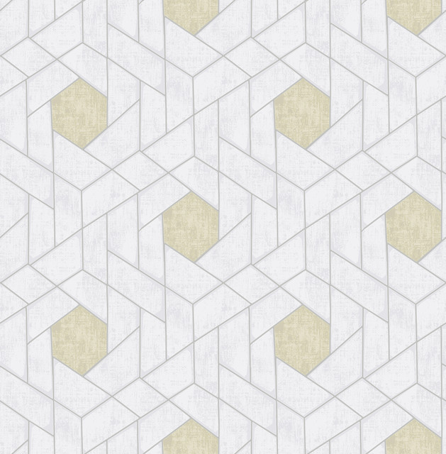 A-Street Prints Granada Silver Geometric Wallpaper Scott Living Covers about 56.4 square feet Great Britain Unpasted 10.4-in repeat, straight match 20.5-in by 33-ft long roll - My Fabric Connection - A-Street Prints Granada Silver Geometric Wallpaper Scott Living Covers about 56.4 square feet Great Britain Unpasted 10.4-in repeat, straight match 20.5-in by 33-ft long roll - My Fabric Connection -