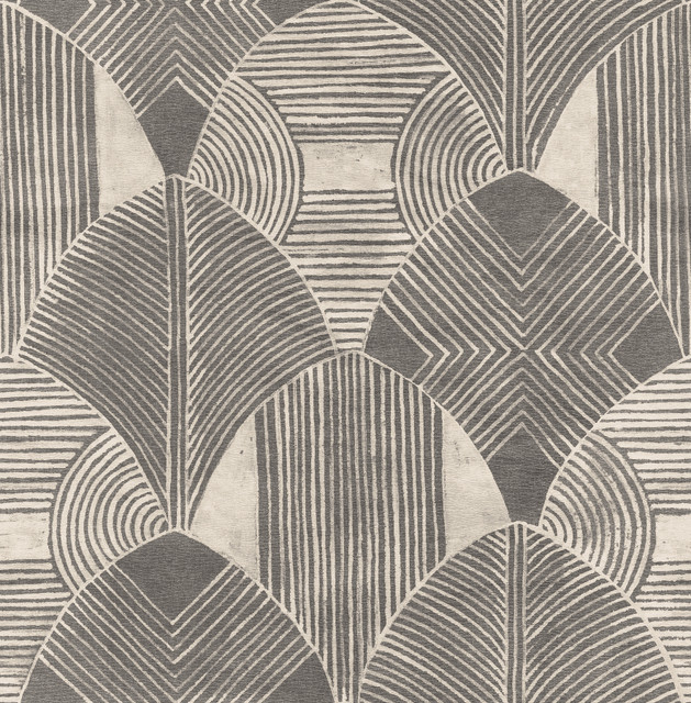 A-Street Prints Westport Charcoal Geometric Wallpaper Scott Living Covers about 56.4 square feet Great Britain Unpasted 20.8-in repeat, straight match 20.5-in by 33-ft long roll - My Fabric Connection - A-Street Prints Westport Charcoal Geometric Wallpaper Scott Living Covers about 56.4 square feet Great Britain Unpasted 20.8-in repeat, straight match 20.5-in by 33-ft long roll - My Fabric Connection -