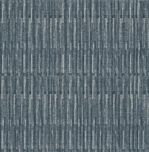 A-Street Prints Brixton Indigo Texture Wallpaper Scott Living Covers about 56.4 square feet Great Britain Unpasted 10.4-in repeat, straight match 20.5-in by 33-ft long roll - My Fabric Connection - A-Street Prints Brixton Indigo Texture Wallpaper Scott Living Covers about 56.4 square feet Great Britain Unpasted 10.4-in repeat, straight match 20.5-in by 33-ft long roll - My Fabric Connection -