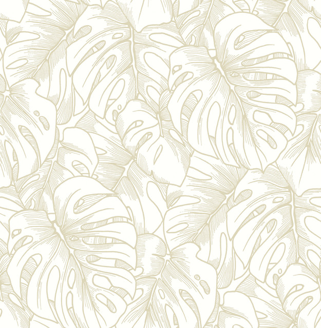 A-Street Prints Balboa Gold Botanical Wallpaper Scott Living Covers about 56.4 square feet Great Britain Unpasted 21.1-in repeat, straight match 20.5-in by 33-ft long roll - My Fabric Connection - A-Street Prints Balboa Gold Botanical Wallpaper Scott Living Covers about 56.4 square feet Great Britain Unpasted 21.1-in repeat, straight match 20.5-in by 33-ft long roll - My Fabric Connection -