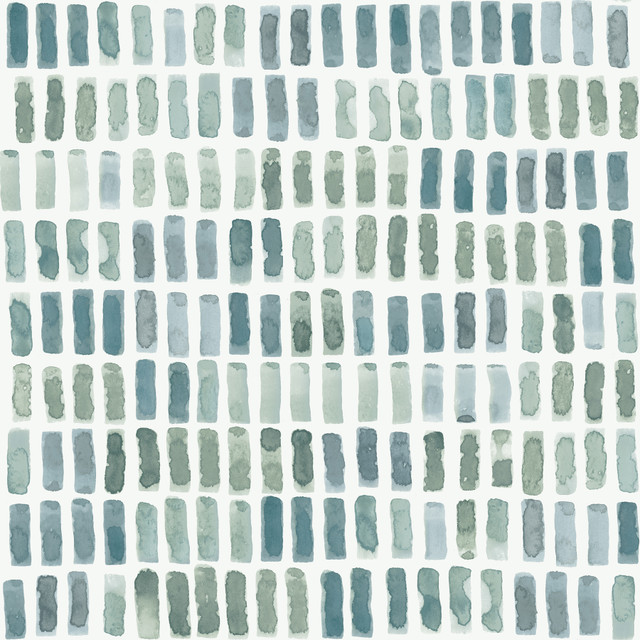 A-Street Prints Brynne Green Watercolor Wallpaper Scott Living II Covers about 56.4 square feet Great Britain Unpasted 20.9-in repeat, straight match 20.5-in by 33-ft long roll - My Fabric Connection - A-Street Prints Brynne Green Watercolor Wallpaper Scott Living II Covers about 56.4 square feet Great Britain Unpasted 20.9-in repeat, straight match 20.5-in by 33-ft long roll - My Fabric Connection -