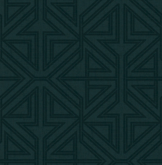 A-Street Prints Kachel Teal Geometric Wallpaper Scott Living II Covers about 56.4 square feet Great Britain Unpasted 20.9-in repeat, straight match 20.5-in by 33-ft long roll - My Fabric Connection - A-Street Prints Kachel Teal Geometric Wallpaper Scott Living II Covers about 56.4 square feet Great Britain Unpasted 20.9-in repeat, straight match 20.5-in by 33-ft long roll - My Fabric Connection -