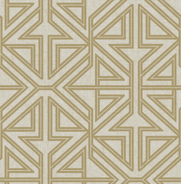 A-Street Prints Kachel Gold Geometric Wallpaper Scott Living II Covers about 56.4 square feet Great Britain Unpasted 20.9-in repeat, straight match 20.5-in by 33-ft long roll - My Fabric Connection - A-Street Prints Kachel Gold Geometric Wallpaper Scott Living II Covers about 56.4 square feet Great Britain Unpasted 20.9-in repeat, straight match 20.5-in by 33-ft long roll - My Fabric Connection -