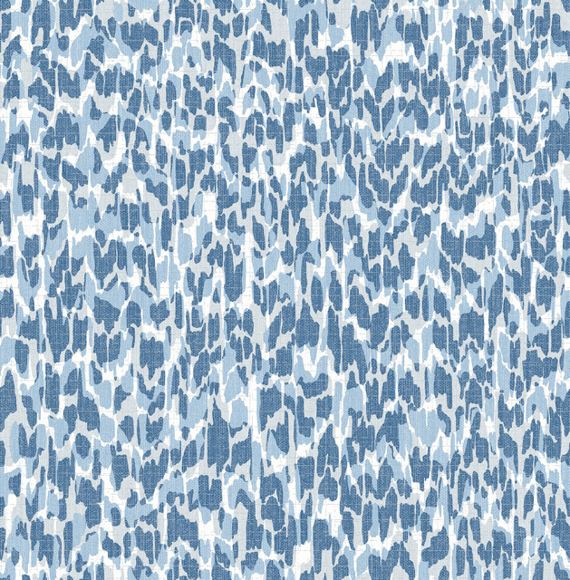 A-Street Prints Flavia Blue Animal Print Wallpaper Seychelles Covers about 56.4 square feet Great Britain Unpasted 20.9-in repeat, straight match 20.5-in by 33-ft long roll - My Fabric Connection - A-Street Prints Flavia Blue Animal Print Wallpaper Seychelles Covers about 56.4 square feet Great Britain Unpasted 20.9-in repeat, straight match 20.5-in by 33-ft long roll - My Fabric Connection -
