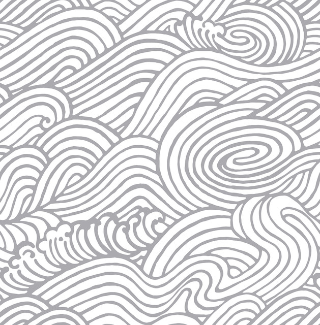 A-Street Prints Mare Grey Wave Wallpaper Solstice Covers about 56.4 square feet Great Britain Unpasted 20.9-in repeat, straight match 20.5-in by 33-ft long roll - My Fabric Connection - A-Street Prints Mare Grey Wave Wallpaper Solstice Covers about 56.4 square feet Great Britain Unpasted 20.9-in repeat, straight match 20.5-in by 33-ft long roll - My Fabric Connection -