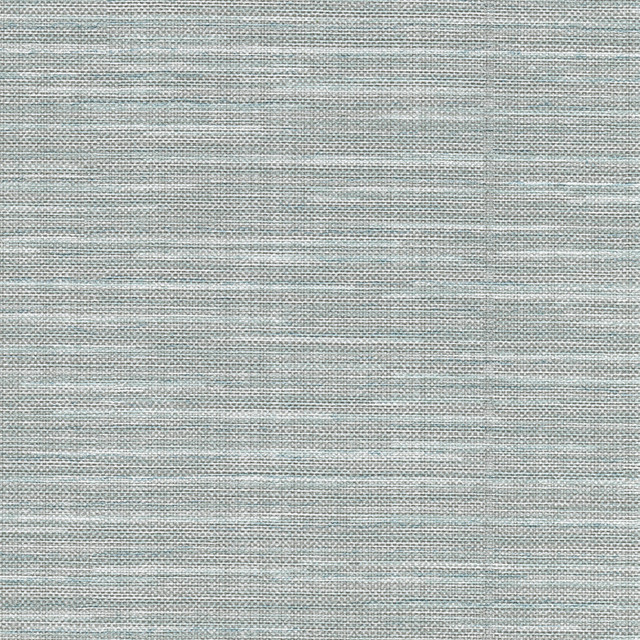 Warner Bay Ridge Blue Faux Grasscloth Wallpaper Textures & Weaves Covers about 60.8 square feet United States Unpasted No repeat, random match 27-in by 27-ft long roll - My Fabric Connection -