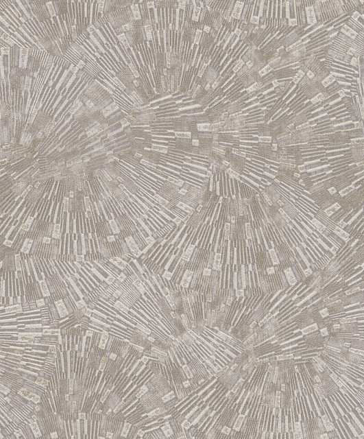 Advantage Agassiz Light Brown Burst Wallpaper Titanium Covers about 57.5 square feet Germany Unpasted 25.2-in repeat, straight match 20.9-in by 33-ft long roll - My Fabric Connection -