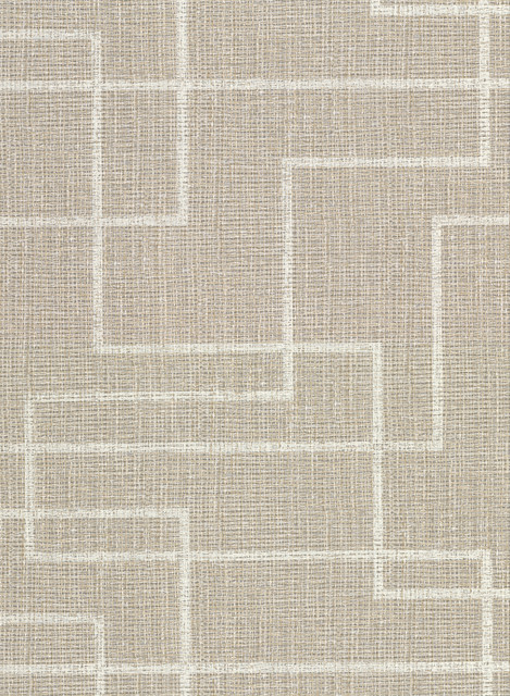 Warner Clarendon Brown Geometric Faux Grasscloth Wallpaper Warner Textures IX 2754 Main Street Covers about 60.8 square feet United States Unpasted 20.5-in repeat, drop match 27-in by 27-ft long roll - My Fabric Connection - Warner Clarendon Brown Geometric Faux Grasscloth Wallpaper Warner Textures IX 2754 Main Street Covers about 60.8 square feet United States Unpasted 20.5-in repeat, drop match 27-in by 27-ft long roll - My Fabric Connection -