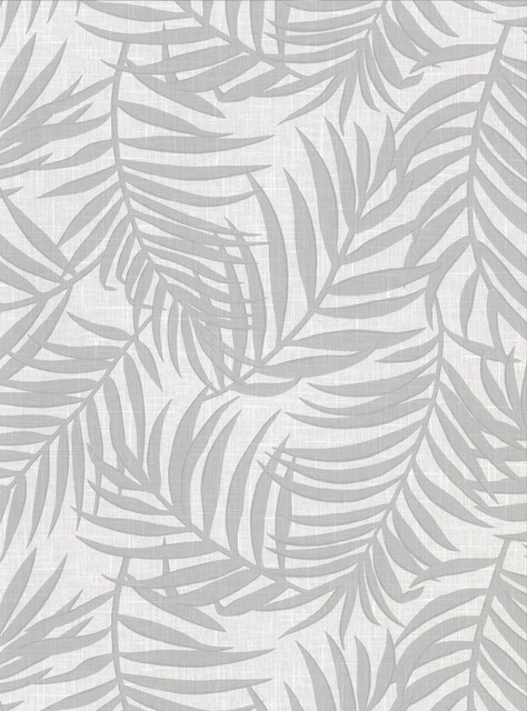 Warner Lanai Dove Fronds Wallpaper Warner Textures X Covers about 60.8 square feet United States Unpasted 18-in repeat, straight match 27-in by 27-ft long roll - My Fabric Connection - Warner Lanai Dove Fronds Wallpaper Warner Textures X Covers about 60.8 square feet United States Unpasted 18-in repeat, straight match 27-in by 27-ft long roll - My Fabric Connection -