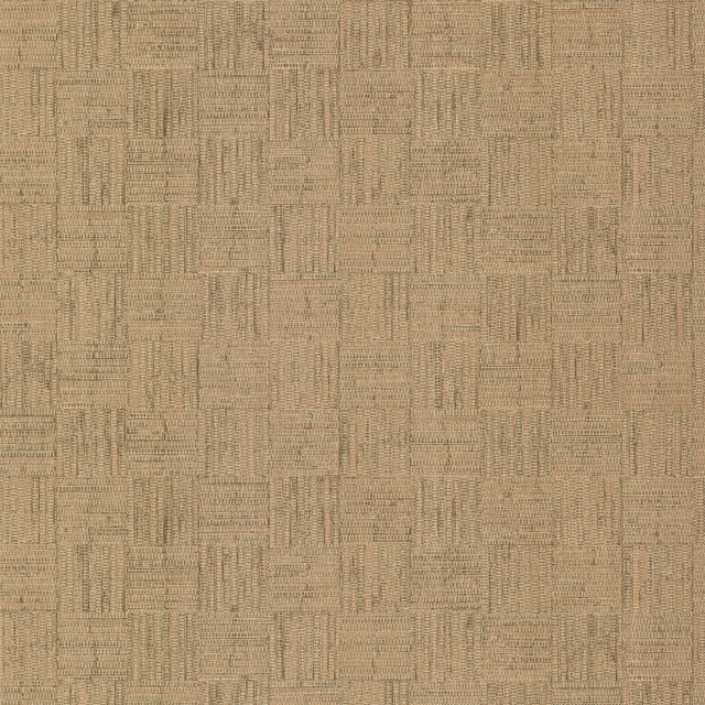 Warner Thea Gold Geometric Wallpaper Warner XI Naturals & Grasscloths Covers about 60.8 square feet United States Unpasted No repeat, random match 27-in by 27-ft long roll - My Fabric Connection -