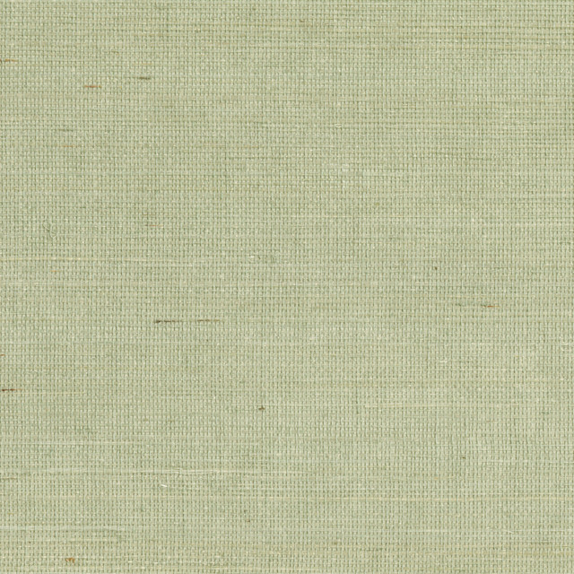 Kenneth James Popun Light Green Sisal Grasscloth Wallpaper Zen Grasscloth Covers about 72 square feet China Unpasted No repeat, random match 36-in by 24-ft long roll - My Fabric Connection -