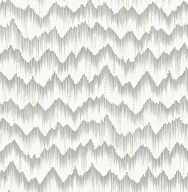 A-Street Prints Holmby Grey Brushstroke Zigzag Wallpaper Scott Living III Covers about 56.4 square feet Great Britain Unpasted 20.9-in repeat, straight match 20.5-in by 33-ft long roll - My Fabric Connection - A-Street Prints Holmby Grey Brushstroke Zigzag Wallpaper Scott Living III Covers about 56.4 square feet Great Britain Unpasted 20.9-in repeat, straight match 20.5-in by 33-ft long roll - My Fabric Connection -