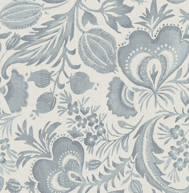 A-Street Prints Culver Slate Jacobean Wallpaper Scott Living III Covers about 56.4 square feet Great Britain Unpasted 20.9-in repeat, straight match 20.5-in by 33-ft long roll - My Fabric Connection - A-Street Prints Culver Slate Jacobean Wallpaper Scott Living III Covers about 56.4 square feet Great Britain Unpasted 20.9-in repeat, straight match 20.5-in by 33-ft long roll - My Fabric Connection -