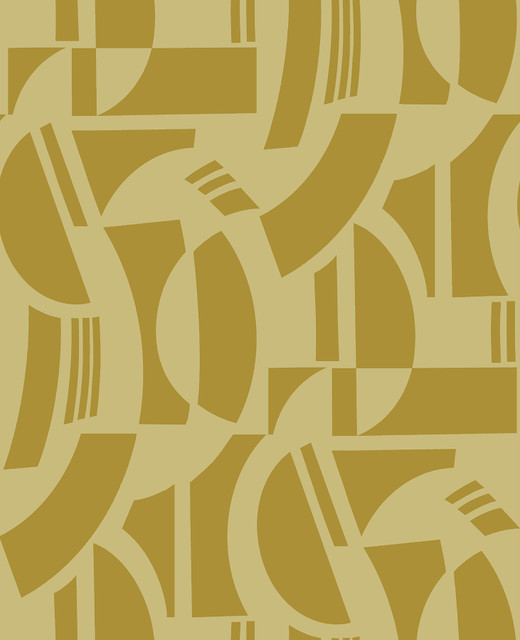 A-Street Prints Carter Gold Geometric Flock Wallpaper Scott Living III Covers about 56.4 square feet Great Britain Unpasted 25.25-in repeat, straight match 20.5-in by 33-ft long roll - My Fabric Connection - A-Street Prints Carter Gold Geometric Flock Wallpaper Scott Living III Covers about 56.4 square feet Great Britain Unpasted 25.25-in repeat, straight match 20.5-in by 33-ft long roll - My Fabric Connection -