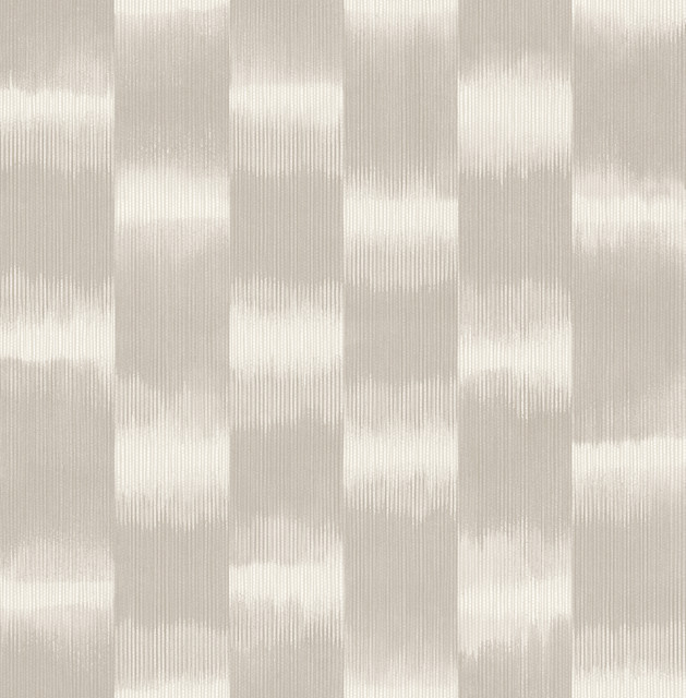 A-Street Prints Baldwin Taupe Shibori Stripe Wallpaper Solace Covers about 56.4 square feet Great Britain Unpasted 20.86-in repeat, straight match 20.5-in by 33-ft long roll - My Fabric Connection -