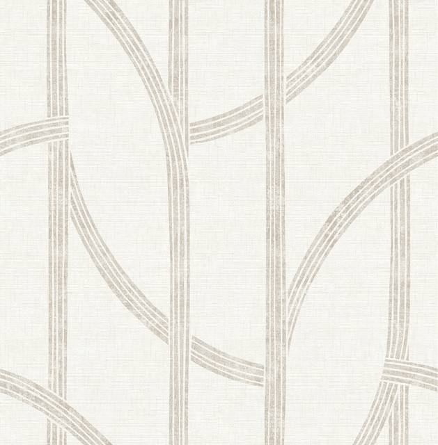 A-Street Prints Harlow Champagne Curved Contours Wallpaper Solace Covers about 56.4 square feet Great Britain Unpasted 20.86-in repeat, straight match 20.5-in by 33-ft long roll - My Fabric Connection - A-Street Prints Harlow Champagne Curved Contours Wallpaper Solace Covers about 56.4 square feet Great Britain Unpasted 20.86-in repeat, straight match 20.5-in by 33-ft long roll - My Fabric Connection -