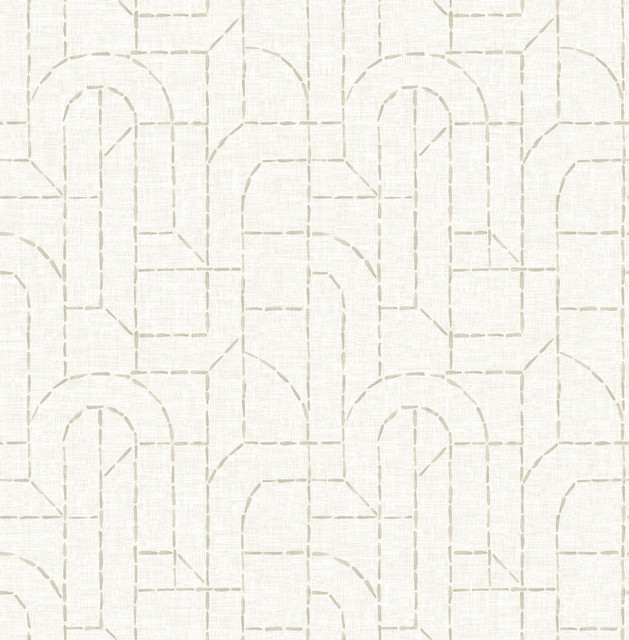 A-Street Prints Integrity Dove Arched Outlines Wallpaper Harmony Covers about 56.4 square feet Great Britain Unpasted 20.86-in repeat, straight match 20.5-in by 33-ft long roll - My Fabric Connection - A-Street Prints Integrity Dove Arched Outlines Wallpaper Harmony Covers about 56.4 square feet Great Britain Unpasted 20.86-in repeat, straight match 20.5-in by 33-ft long roll - My Fabric Connection -