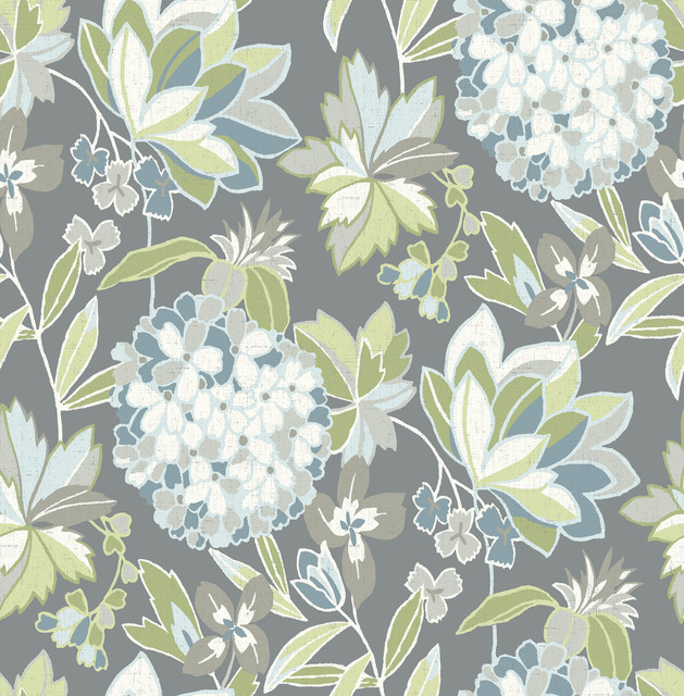 A-Street Prints Valdivian Aqua Floral Wallpaper Harmony Covers about 56.4 square feet Great Britain Unpasted 20.86-in repeat, straight match 20.5-in by 33-ft long roll - My Fabric Connection - A-Street Prints Valdivian Aqua Floral Wallpaper Harmony Covers about 56.4 square feet Great Britain Unpasted 20.86-in repeat, straight match 20.5-in by 33-ft long roll - My Fabric Connection -