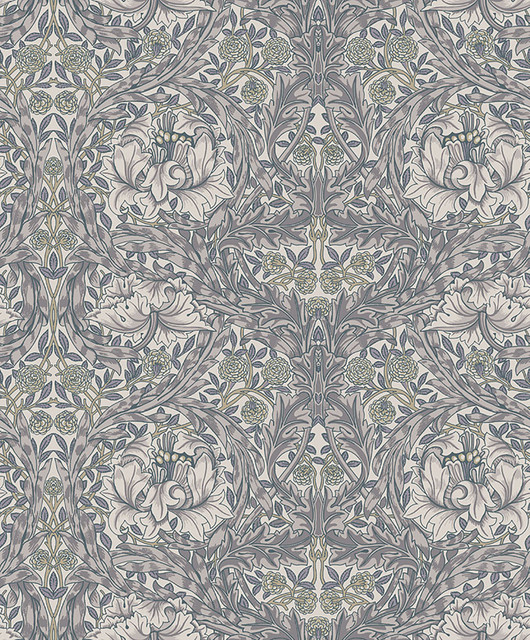 A-Street Prints African Marigold Grey Floral Wallpaper Hidden Treasures Covers about 57.5 square feet Sweden Unpasted 12.6-in repeat, straight match 20.9-in by 33-ft long roll - My Fabric Connection - A-Street Prints African Marigold Grey Floral Wallpaper Hidden Treasures Covers about 57.5 square feet Sweden Unpasted 12.6-in repeat, straight match 20.9-in by 33-ft long roll - My Fabric Connection -