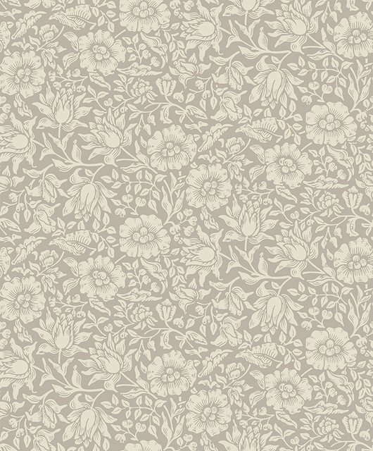 A-Street Prints Mallow Grey Floral Vine Wallpaper Hidden Treasures Covers about 57.5 square feet Sweden Unpasted 12.6-in repeat, straight match 20.9-in by 33-ft long roll - My Fabric Connection - A-Street Prints Mallow Grey Floral Vine Wallpaper Hidden Treasures Covers about 57.5 square feet Sweden Unpasted 12.6-in repeat, straight match 20.9-in by 33-ft long roll - My Fabric Connection -
