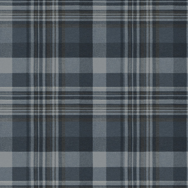 Chesapeake Dutton Plaid Indigo Wallpaper Yellowstone Covers about 56.4 square feet United States Prepasted 20.5-in repeat, straight match 20.5-in by 33-ft long roll - My Fabric Connection - Chesapeake Dutton Plaid Indigo Wallpaper Yellowstone Covers about 56.4 square feet United States Prepasted 20.5-in repeat, straight match 20.5-in by 33-ft long roll - My Fabric Connection -