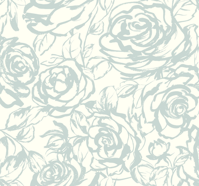 A-Street Prints Nelda Light Blue Rose Wallpaper Whimsy Covers about 60.8 square feet United States Unpasted 25.25-in repeat, drop match 27-in by 27-ft long roll - My Fabric Connection - A-Street Prints Nelda Light Blue Rose Wallpaper Whimsy Covers about 60.8 square feet United States Unpasted 25.25-in repeat, drop match 27-in by 27-ft long roll - My Fabric Connection -