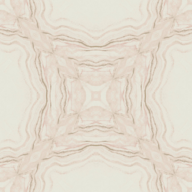 Antonina Vella Stone Kaleidoscope Pink Metallic Wallpaper Antonina Vella Natural Opalescence Covers about 57.8 square feet China Unpasted 20.8-in repeat, straight match 21-in by 33-ft long roll - My Fabric Connection - Antonina Vella Stone Kaleidoscope Pink Metallic Wallpaper Antonina Vella Natural Opalescence Covers about 57.8 square feet China Unpasted 20.8-in repeat, straight match 21-in by 33-ft long roll - My Fabric Connection -