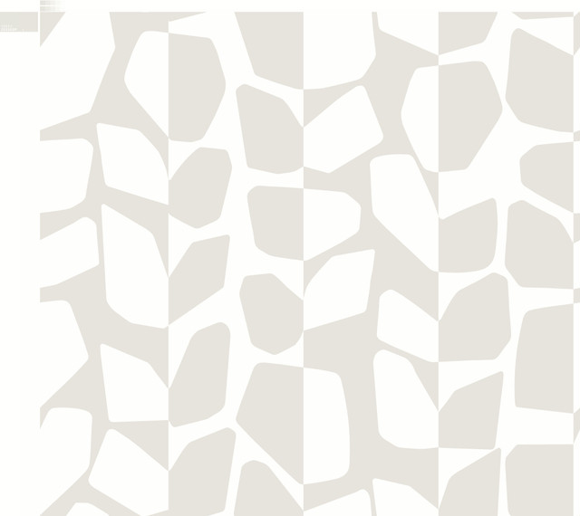 Inspired by Color Primitive Vines White & Cream Wallpaper Beige & Neutrals Covers about 60.8 square feet Unpasted 25.25-in repeat, straight match 27-in by 27-ft long roll - My Fabric Connection -