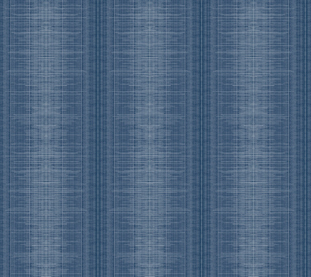 Inspired by Color Silk Weave Stripe Navy Wallpaper Blues II Covers about 60.8 square feet Unpasted 24-in repeat, straight match 27-in by 27-ft long roll - My Fabric Connection - Inspired by Color Silk Weave Stripe Navy Wallpaper Blues II Covers about 60.8 square feet Unpasted 24-in repeat, straight match 27-in by 27-ft long roll - My Fabric Connection -
