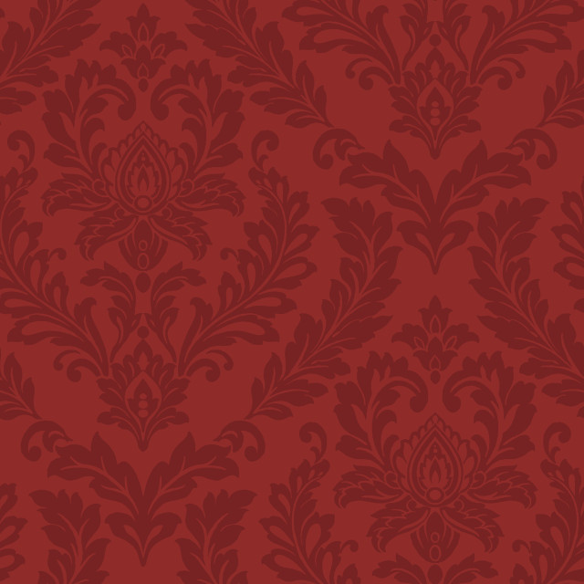 York Wallcoverings Damask Purple & Red Wallpaper Brights Covers about 56.4 square feet Prepasted 20.5-in repeat, straight match 20.5-in by 33-ft long roll - My Fabric Connection - York Wallcoverings Damask Purple & Red Wallpaper Brights Covers about 56.4 square feet Prepasted 20.5-in repeat, straight match 20.5-in by 33-ft long roll - My Fabric Connection -
