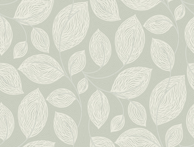 Candice Olson Contoured Leaves Green Wallpaper Candice Olson Casual Elegance Covers about 60.8 square feet Unpasted 25.25-in repeat, straight match 27-in by 27-ft long roll - My Fabric Connection - Candice Olson Contoured Leaves Green Wallpaper Candice Olson Casual Elegance Covers about 60.8 square feet Unpasted 25.25-in repeat, straight match 27-in by 27-ft long roll - My Fabric Connection -