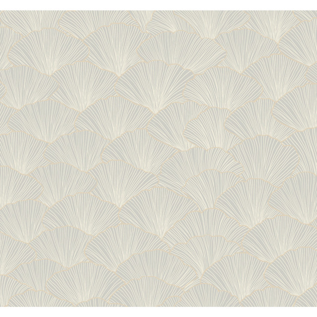 Candice Olson Luminous Gingko Grey Wallpaper Candice Olson Modern Artisan II Covers about 60.8 square feet Unpasted 25.25-in repeat, drop match 27-in by 27-ft long roll - My Fabric Connection - Candice Olson Luminous Gingko Grey Wallpaper Candice Olson Modern Artisan II Covers about 60.8 square feet Unpasted 25.25-in repeat, drop match 27-in by 27-ft long roll - My Fabric Connection -