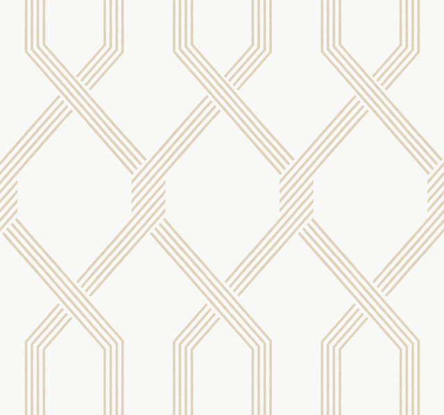 Ronald Redding Palisade Beige Wallpaper Classics Covers about 60.8 square feet Unpasted 25.25-in repeat, straight match 27-in by 27-ft long roll - My Fabric Connection - Ronald Redding Palisade Beige Wallpaper Classics Covers about 60.8 square feet Unpasted 25.25-in repeat, straight match 27-in by 27-ft long roll - My Fabric Connection -