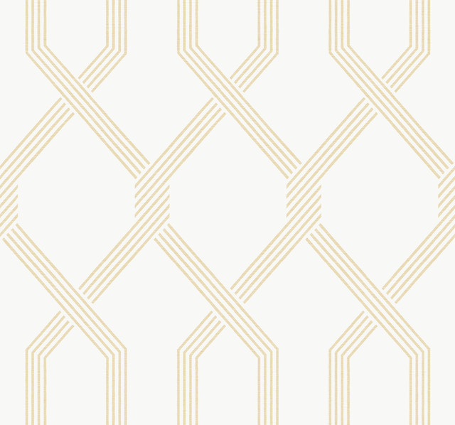 Ronald Redding Palisade Yellow Wallpaper Classics Covers about 60.8 square feet Unpasted 25.25-in repeat, straight match 27-in by 27-ft long roll - My Fabric Connection - Ronald Redding Palisade Yellow Wallpaper Classics Covers about 60.8 square feet Unpasted 25.25-in repeat, straight match 27-in by 27-ft long roll - My Fabric Connection -