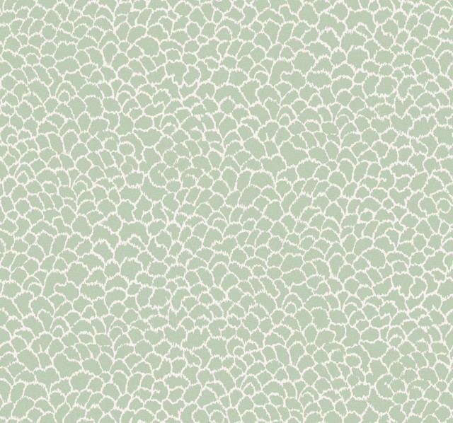 Ronald Redding Nadie Green Wallpaper Classics Covers about 60.8 square feet Unpasted 25.25-in repeat, straight match 27-in by 27-ft long roll - My Fabric Connection - Ronald Redding Nadie Green Wallpaper Classics Covers about 60.8 square feet Unpasted 25.25-in repeat, straight match 27-in by 27-ft long roll - My Fabric Connection -