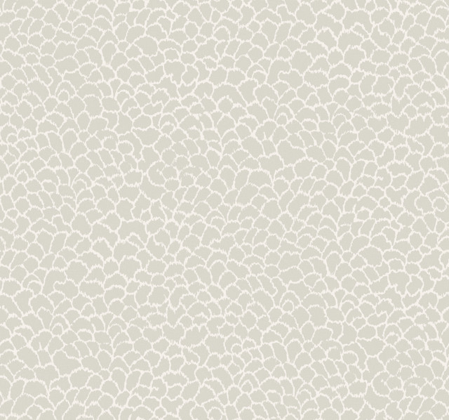 Ronald Redding Nadie Grey Wallpaper Classics Covers about 60.8 square feet Unpasted 25.25-in repeat, straight match 27-in by 27-ft long roll - My Fabric Connection - Ronald Redding Nadie Grey Wallpaper Classics Covers about 60.8 square feet Unpasted 25.25-in repeat, straight match 27-in by 27-ft long roll - My Fabric Connection -