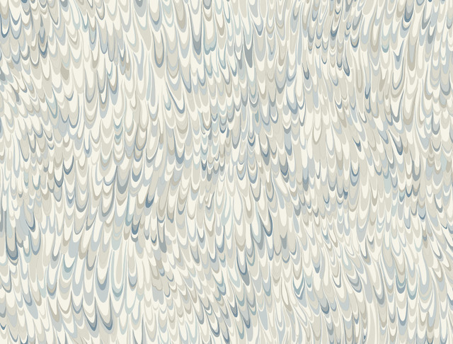 Ronald Redding Aslan Blue Wallpaper Classics Covers about 60.8 square feet Unpasted 20.5-in repeat, drop match 27-in by 27-ft long roll - My Fabric Connection - Ronald Redding Aslan Blue Wallpaper Classics Covers about 60.8 square feet Unpasted 20.5-in repeat, drop match 27-in by 27-ft long roll - My Fabric Connection -