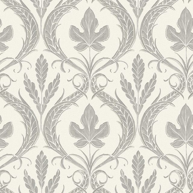 York Wallcoverings Adirondack Damask Grey & Beige Wallpaper Damask Resource Library Covers about 56.4 square feet Prepasted 20.5-in repeat, straight match 20.5-in by 33-ft long roll - My Fabric Connection - York Wallcoverings Adirondack Damask Grey & Beige Wallpaper Damask Resource Library Covers about 56.4 square feet Prepasted 20.5-in repeat, straight match 20.5-in by 33-ft long roll - My Fabric Connection -