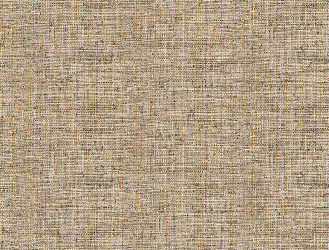 York Wallcoverings Papyrus Weave Brown Wallpaper Grasscloth Resource Library Covers about 60.8 square feet Prepasted 20.5-in repeat, drop match 27-in by 27-ft long roll - My Fabric Connection -