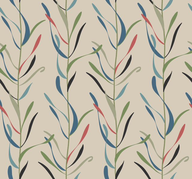 York Wallcoverings Chloe Vine Savanna Wallpaper Greenhouse Covers about 60.8 square feet Prepasted 24-in repeat, straight match 27-in by 27-ft long roll - My Fabric Connection - York Wallcoverings Chloe Vine Savanna Wallpaper Greenhouse Covers about 60.8 square feet Prepasted 24-in repeat, straight match 27-in by 27-ft long roll - My Fabric Connection -