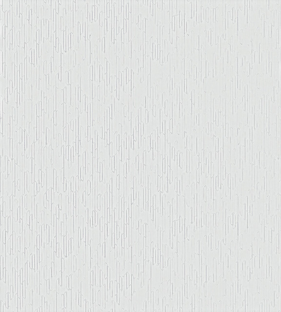 Ronald Redding Calliope Optic White Wallpaper Industrial Interiors III Covers about 65 square feet Unpasted No repeat, random match 26-in by 30-ft long roll - My Fabric Connection - Ronald Redding Calliope Optic White Wallpaper Industrial Interiors III Covers about 65 square feet Unpasted No repeat, random match 26-in by 30-ft long roll - My Fabric Connection -