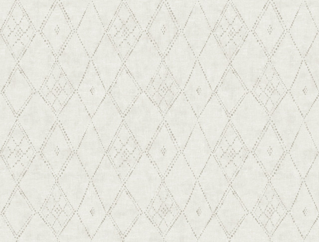 Lemieux et Cie Souk Diamonds Smoke Wallpaper Lemieux et Cie Signature Covers about 60.8 square feet Unpasted 20.5-in repeat, straight match 27-in by 27-ft long roll - My Fabric Connection - Lemieux et Cie Souk Diamonds Smoke Wallpaper Lemieux et Cie Signature Covers about 60.8 square feet Unpasted 20.5-in repeat, straight match 27-in by 27-ft long roll - My Fabric Connection -