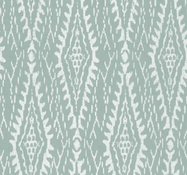 Lemieux et Cie Rousseau Paperweave Sage Wallpaper Lemieux et Cie Signature Covers about 60.8 square feet Prepasted 25.25-in repeat, straight match 27-in by 27-ft long roll - My Fabric Connection -